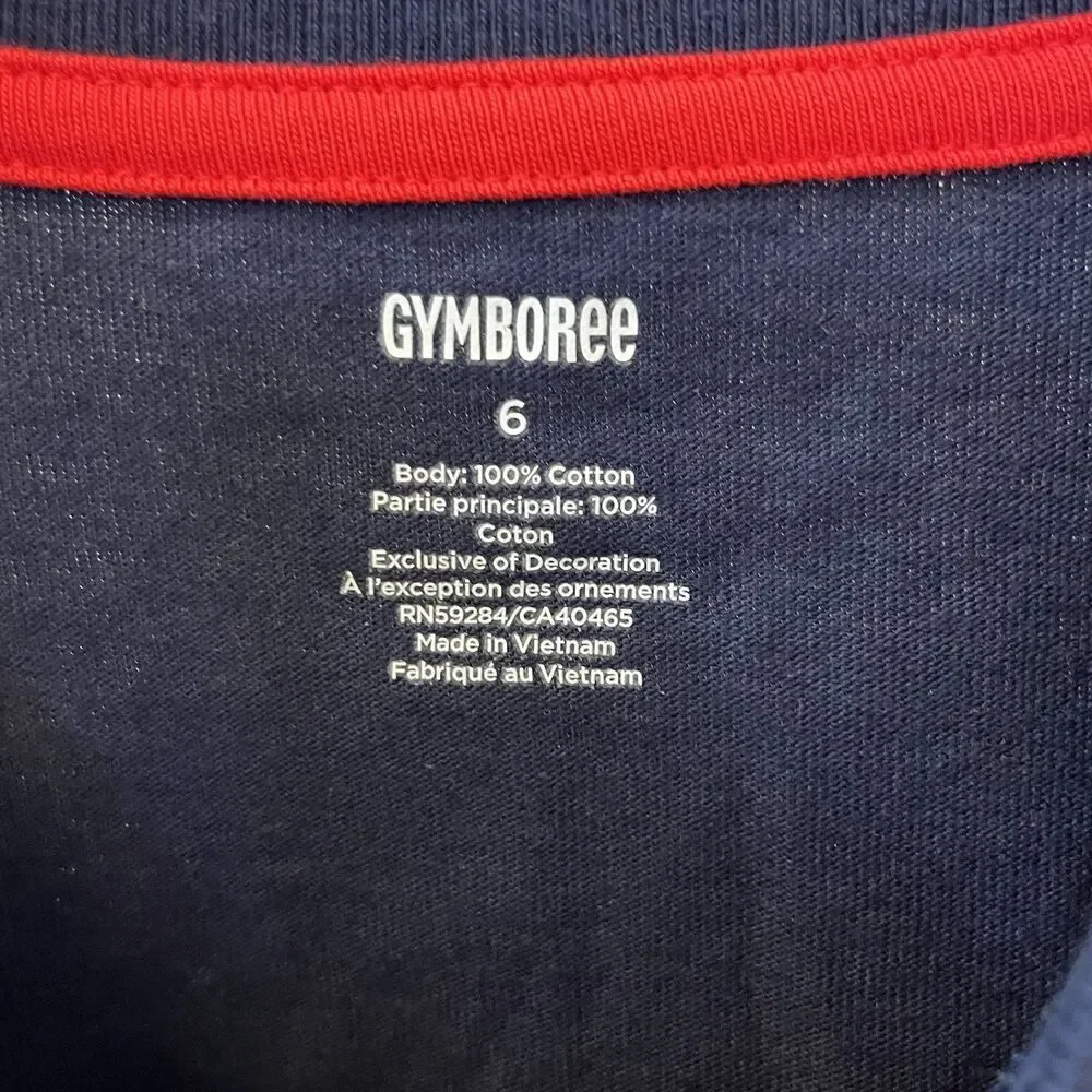Gymboree Aviator School Parachute Sloth Airplane Applique Layered Top Boys 6 NWT